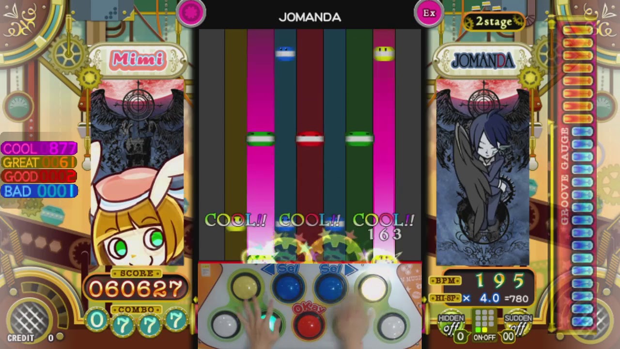 ポップン] ハードルネッサンス3(HARD RENAISSANCE3) JOMANDA EX - YouTube