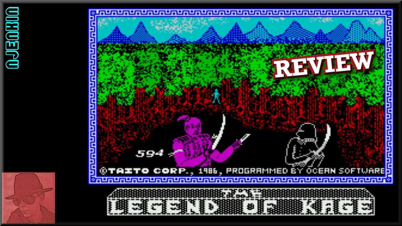 Legend of Kage - on the ZX Spectrum 48K !! with Commentary - YouTube