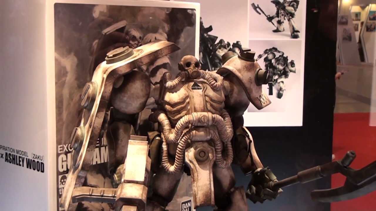 3A x Ashley Wood x Bandai Zaku II final product - YouTube