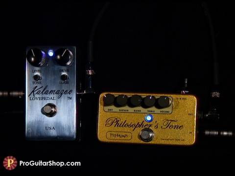 Lovepedal Kalamazoo + Pigtronix Philosopher's Tone Germanium - YouTube
