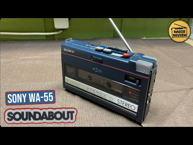 Sony WA-55 Portable Radio Cassette-Corder || Radio Review - YouTube