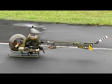Thunder Tiger Raptor 90 G4 Nitro R/C Helicopter 3D flight training