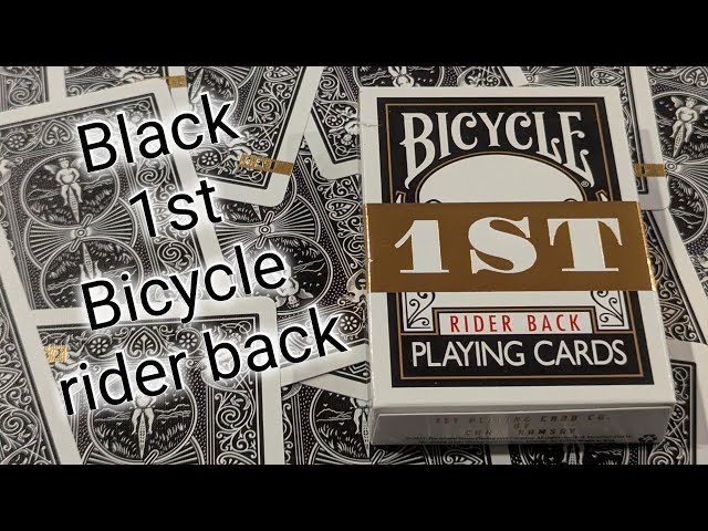Daily deck review day 515 - Black 1st Bicycle Rider back playing