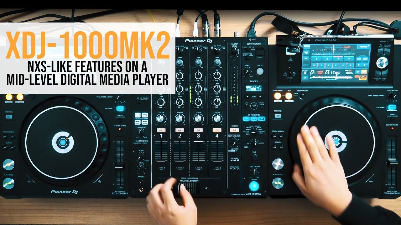 XDJ-1000MK2: the tough little sibling of the CDJs - YouTube