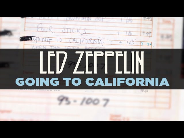 Led Zeppelin - Going To California (Official Audio) - YouTube