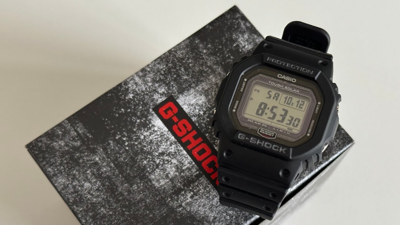 Casio G-SHOCK G-5600UE-1 (NEW 3496 Module) | Unboxing and Review
