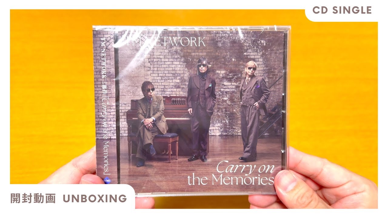 TM NETWORK】Carry on the Memories (メガジャケ付) CD【開封動画