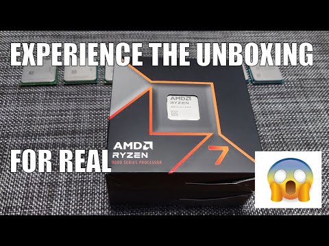 Ryzen 7 9700X Unboxing Experience - YouTube