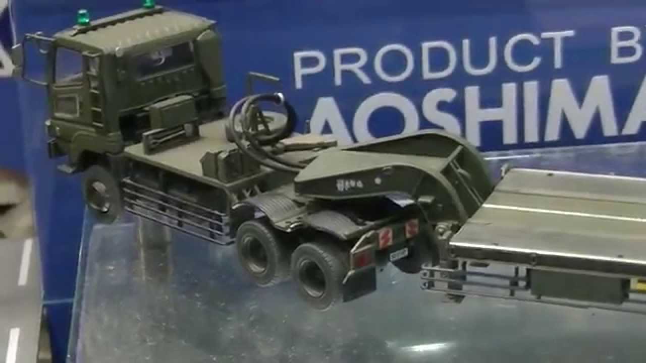 陸上自衛隊 73式特大型セミトレーラー”74式戦車付属”：全日本模型