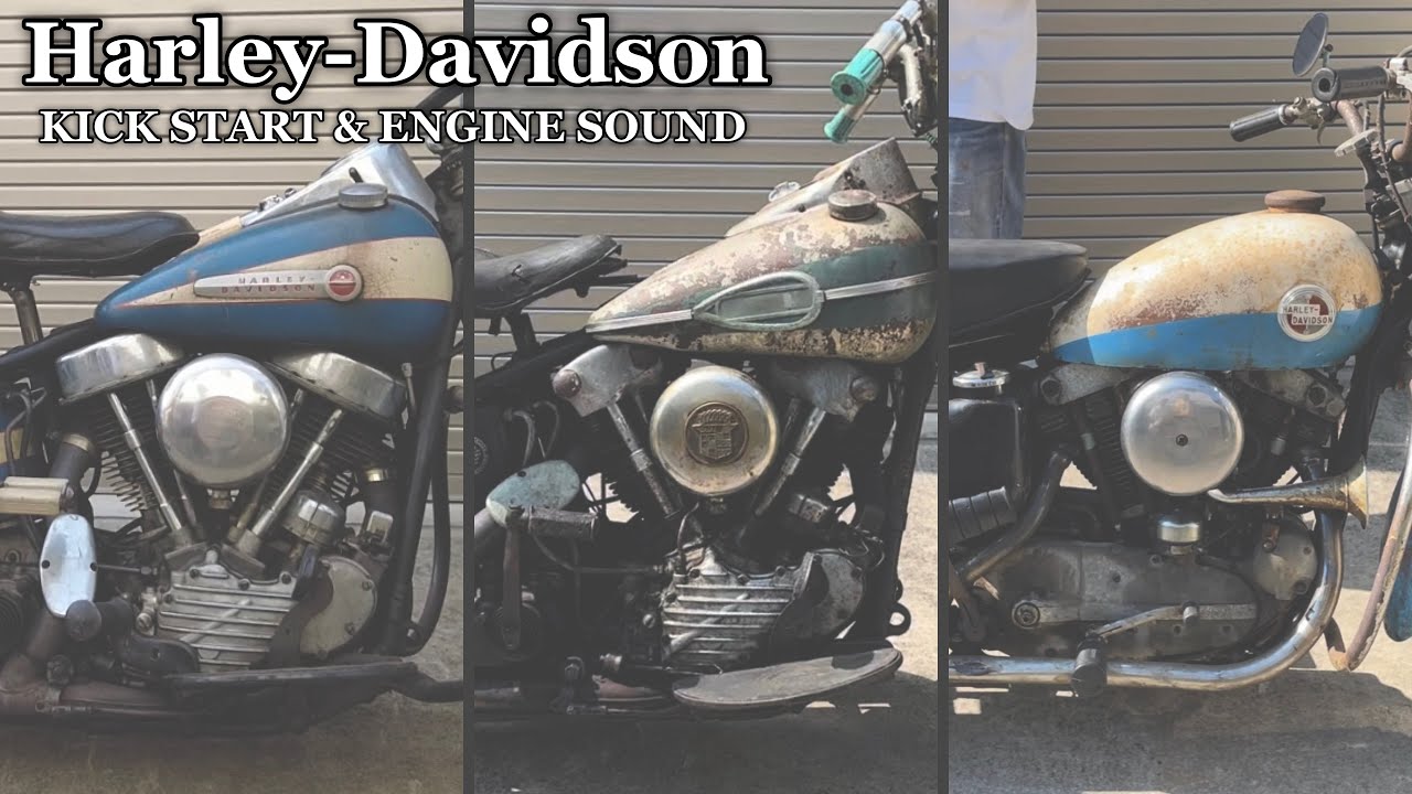 Harley-Davidson】ナックルヘッド パンヘッド ショベルヘッド vintage