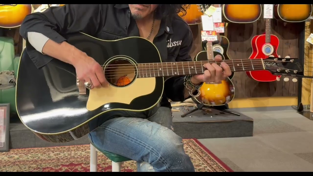 試奏動画】Gibson Custom Shop Kazuyoshi Saito J-45 ADJ 2020 Edition