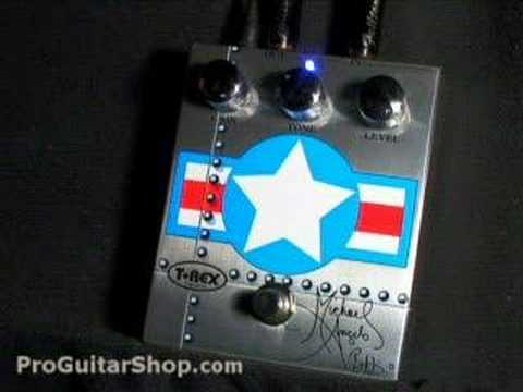 T-Rex Michael Angelo Batio Overdrive Pedal - YouTube
