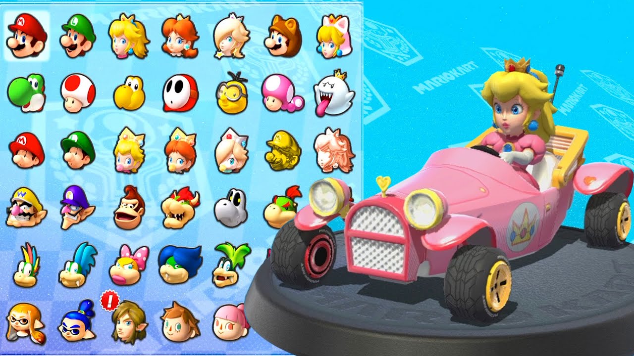 マリオカート8デラックス】ピーチ・ロワイヤルのキノコカップ