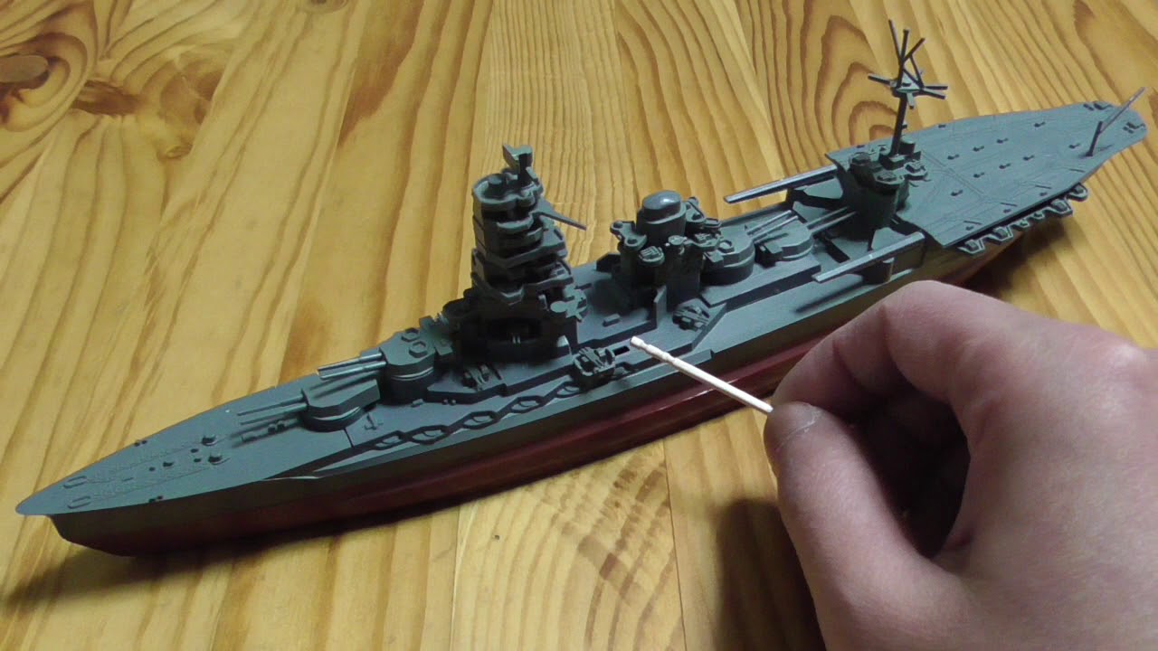 ニチモ30cm 航空戦艦 伊勢・日向【Nichimo Ise Hyuga】 - YouTube