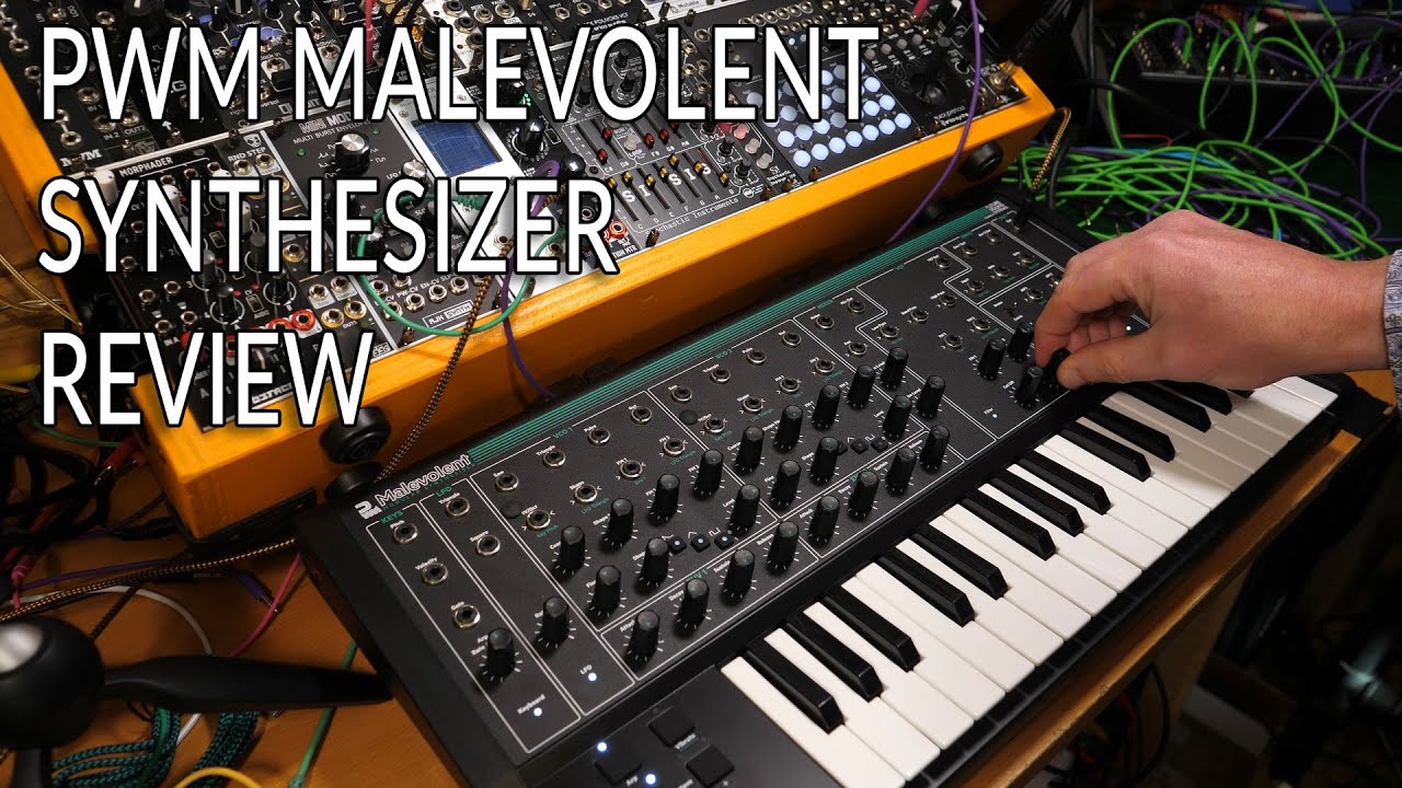 PWM Malevolent semi-modular synthesizer review - YouTube