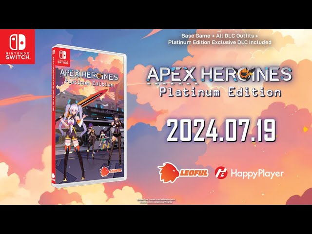 Apex Heroines Platinum Edition - Game Trailer (Nintendo Switch