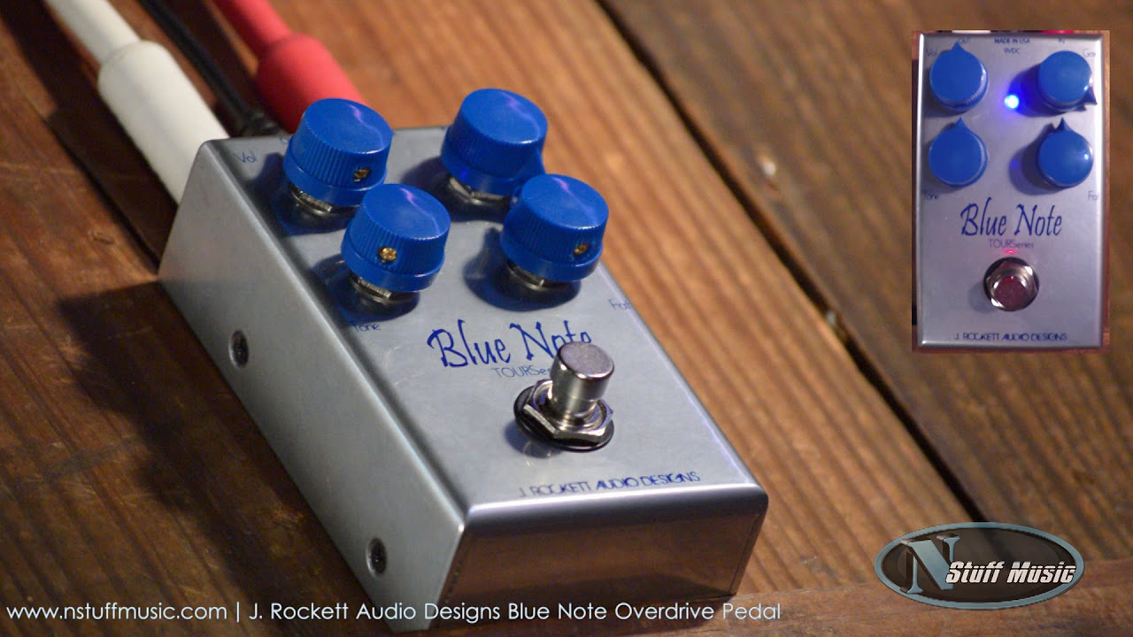 J. Rockett Audio Designs TOURSeries Blue Note Overdrive Pedal | N