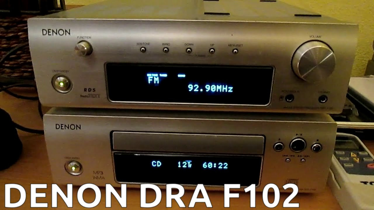 DENON DRA F102 - YouTube