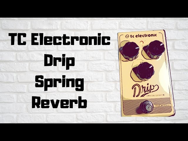 TC Electronic Drip Spring Reverb Demo - YouTube
