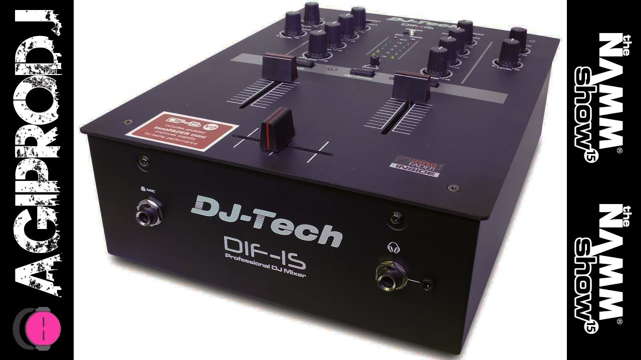 DJ TECH DIF-1S V2 Battle Mixer with Innofader Overview | NAMM 2015