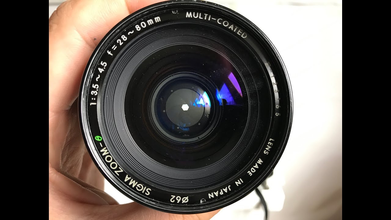 Sigma Zoom 28-80 mm 3,5-4,5 FOR PENTAX-K - YouTube