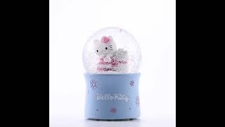 台湾 ハローキティ スノーマン オルゴールスノードーム JARLL - Pinkoi