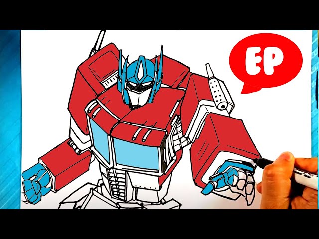 AWESOME How to Draw TRANSFORMERS - OPTIMUS PRIME - YouTube
