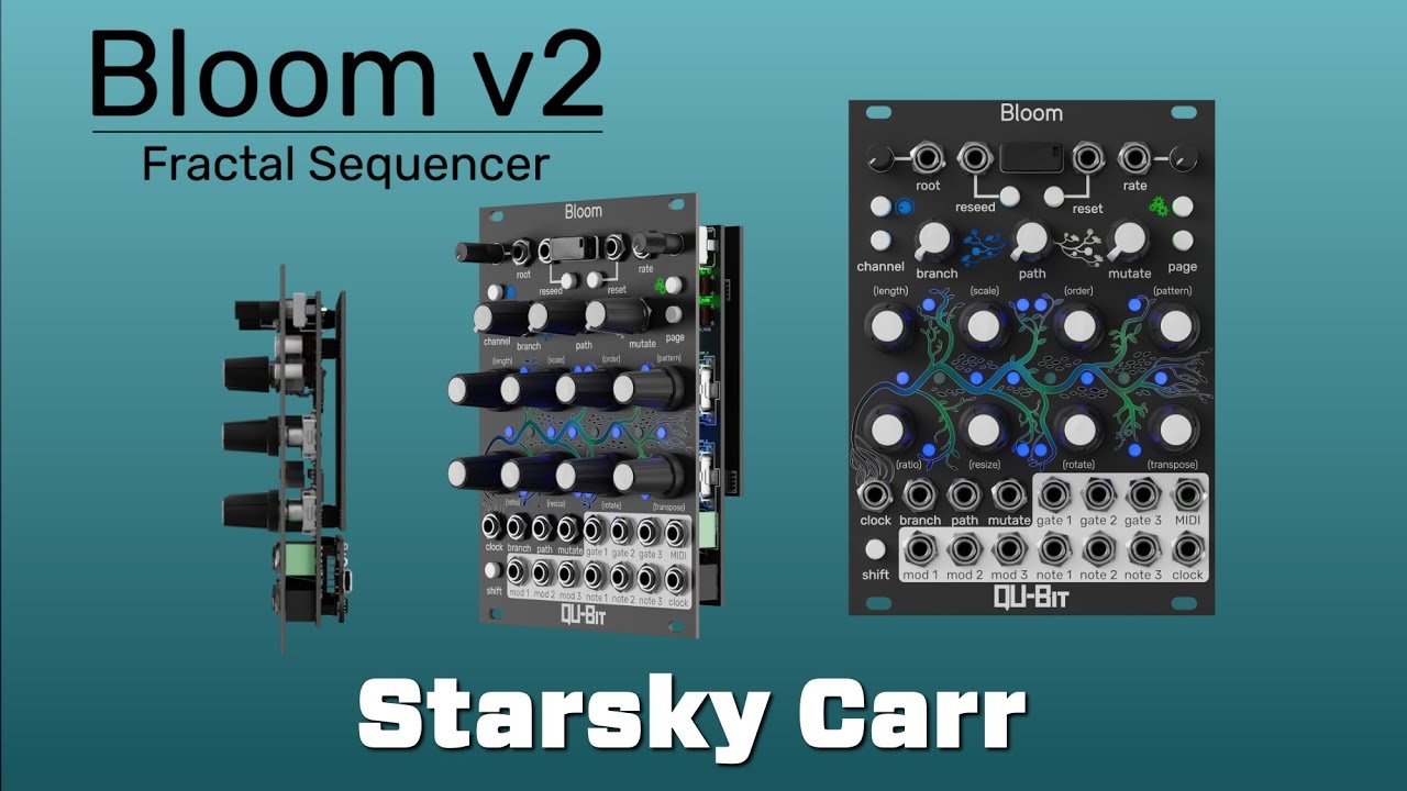 QU-Bit Bloom V2 – The Eurorack Sequencer That Grows on You - YouTube