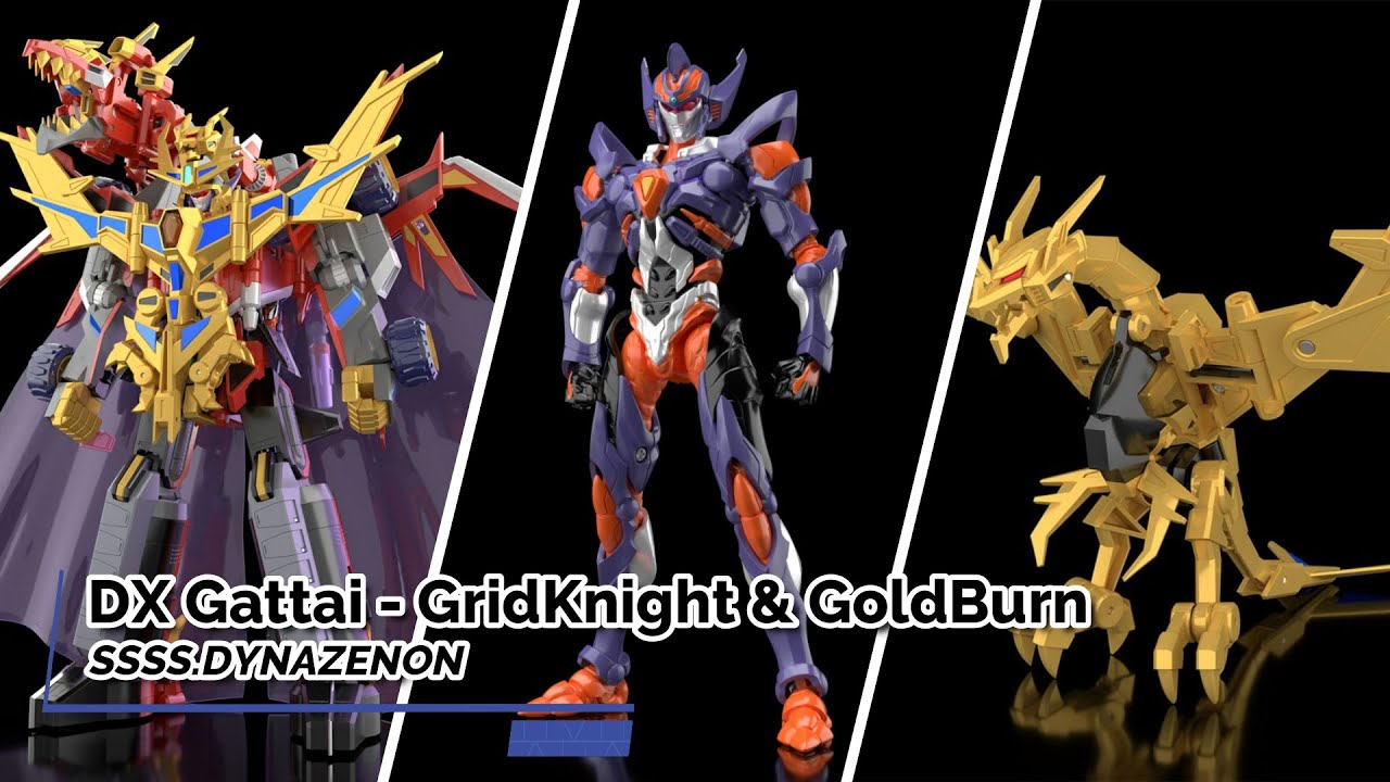 DX Gattai - GridKnight & GoldBurn - SSSS.DYNAZENON - YouTube