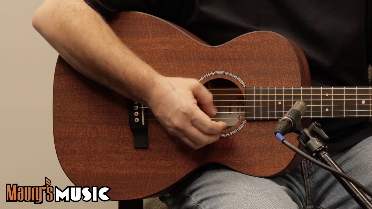 The Martin 0-X1E at Maury's Music - YouTube
