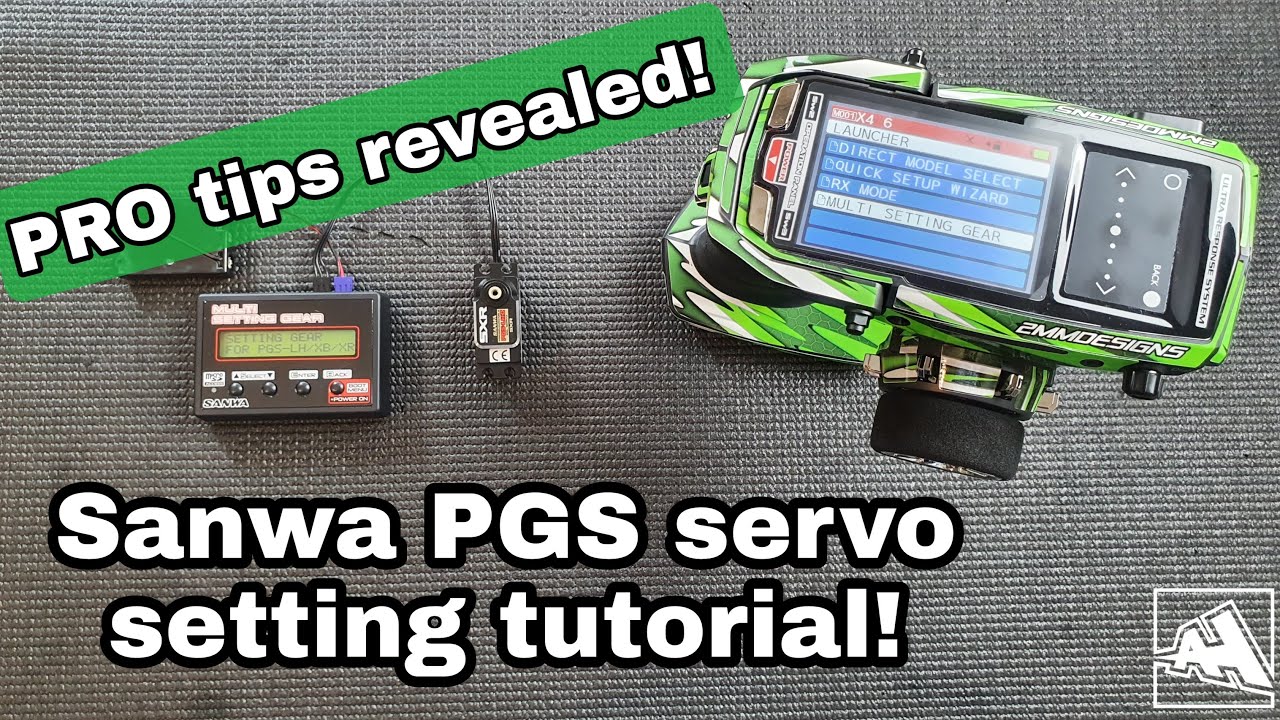 Sanwa PGS servo settings tutorial! - YouTube