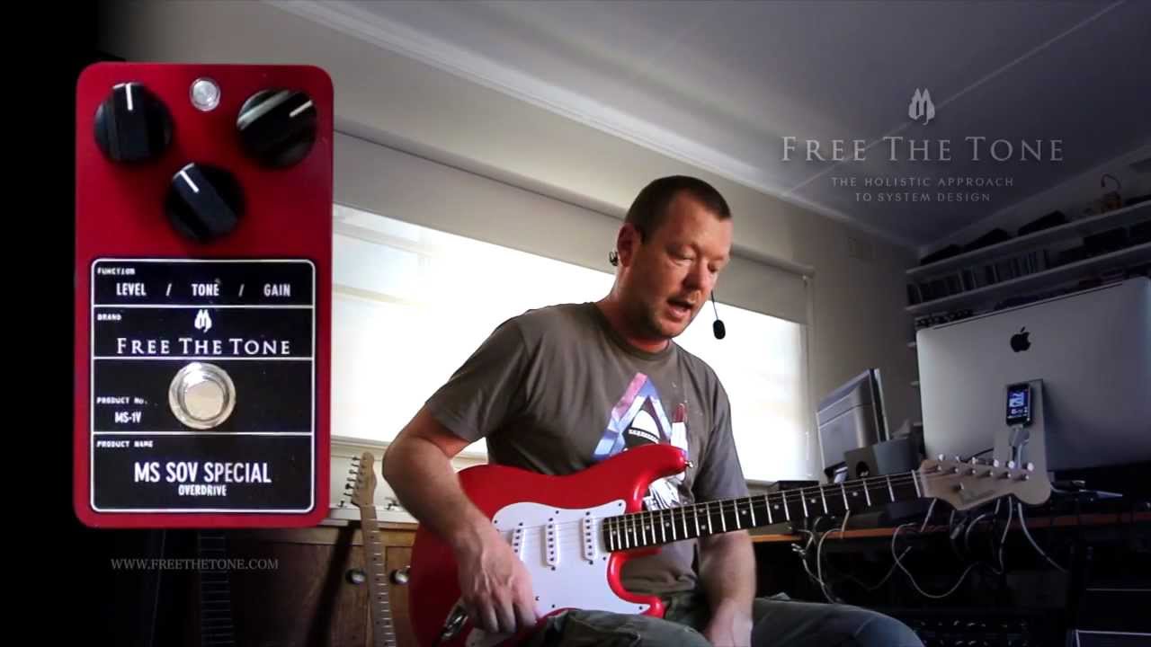 Free The Tone MS SOV SPECIAL MS-1V」Matt Schofield監修のODペダルを