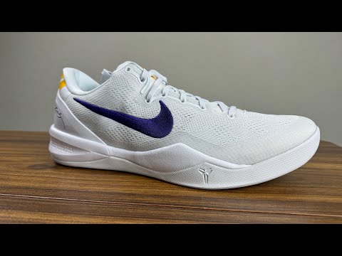 Kobe 8 Protro Lakers Home Unboxing Sneaker Review & On-Foot Look