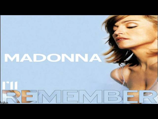 Madonna I'll Remember (Extended Ritt1 Mix) - YouTube