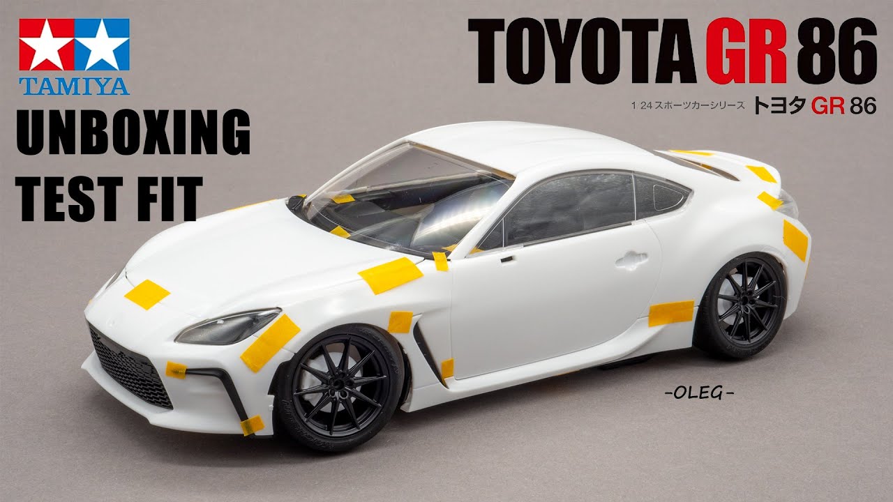1/24 Toyota GR 86. Unboxing. Tamiya 24361 #1 - YouTube