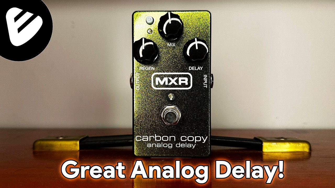 MXR 169 Carbon Copy Analog Delay Pedal Review and Demo - YouTube