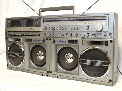 SHARP GF-919 The SEARCHER-W (1981) Vintage Vintage Ghettoblaster