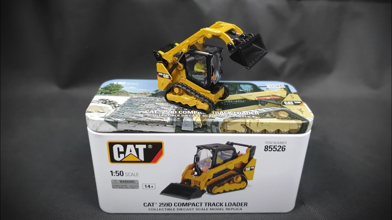 Diecast Masters 1:50 Cat 259D skid steer unboxing and review - YouTube