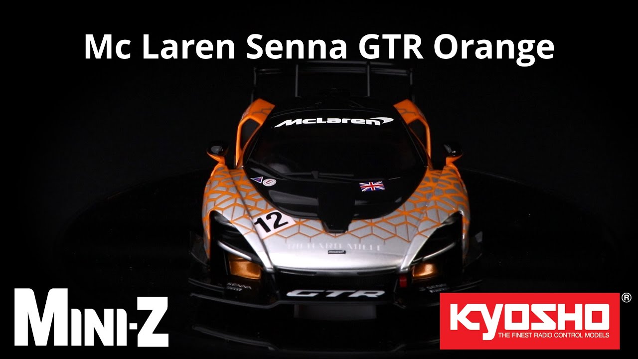 KYOSHO MINI-Z RWD McLaren Senna GTR Orange - YouTube
