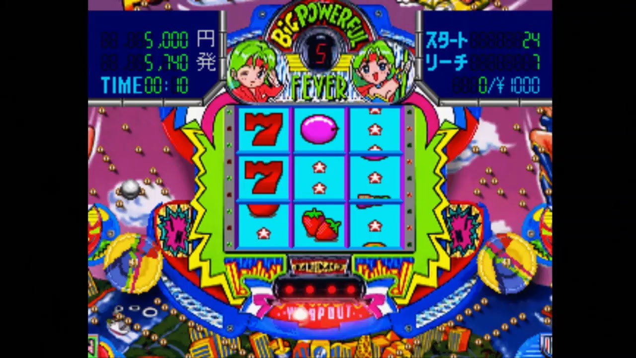 PS CR フィーバービッグパワフルGP SANKYO FEVER 実機シミュレーション