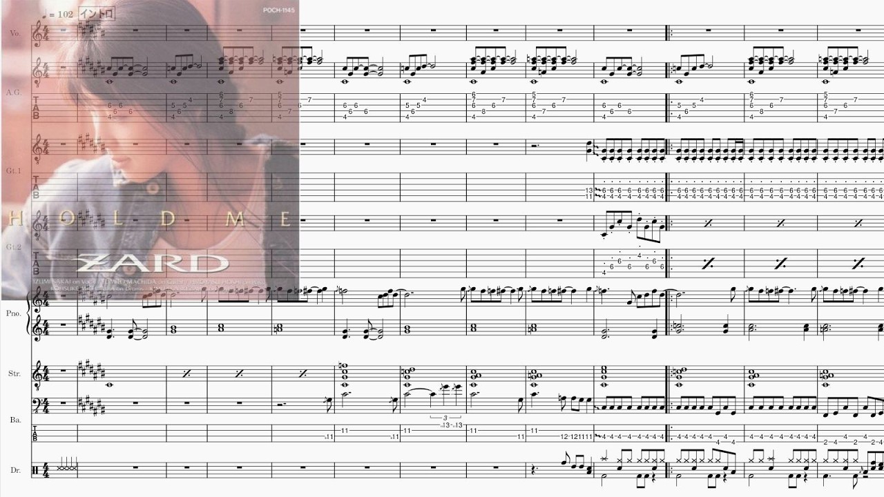 Band-Score]遠い日のNostalgia(ZARD) - YouTube