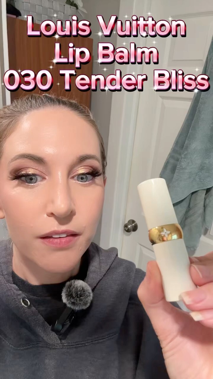 LV lipbalm shade 030 tender bliss #louisvuittonmakeup