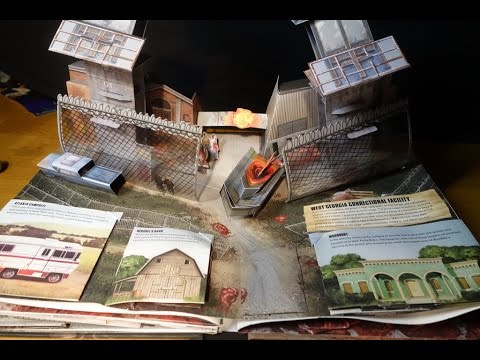 Unboxing the walking dead the pop up book - YouTube
