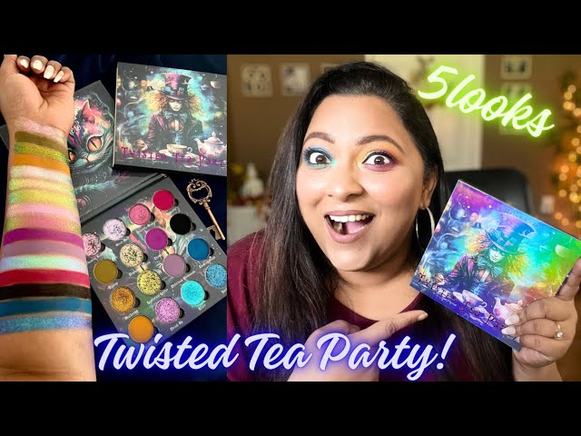 ENSLEY REIGN TWISTED TEA PARTY PALETTE | 5 LOOKS & REVIEW | SMITHY
