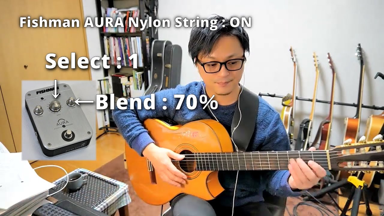 Fishman AURA Nylon - 16 Sound Clips - YouTube