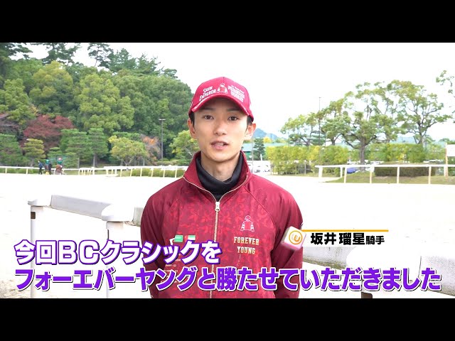 SPメッセージ】坂井瑠星騎手 フォーエバーヤングで日本馬史上初のBC