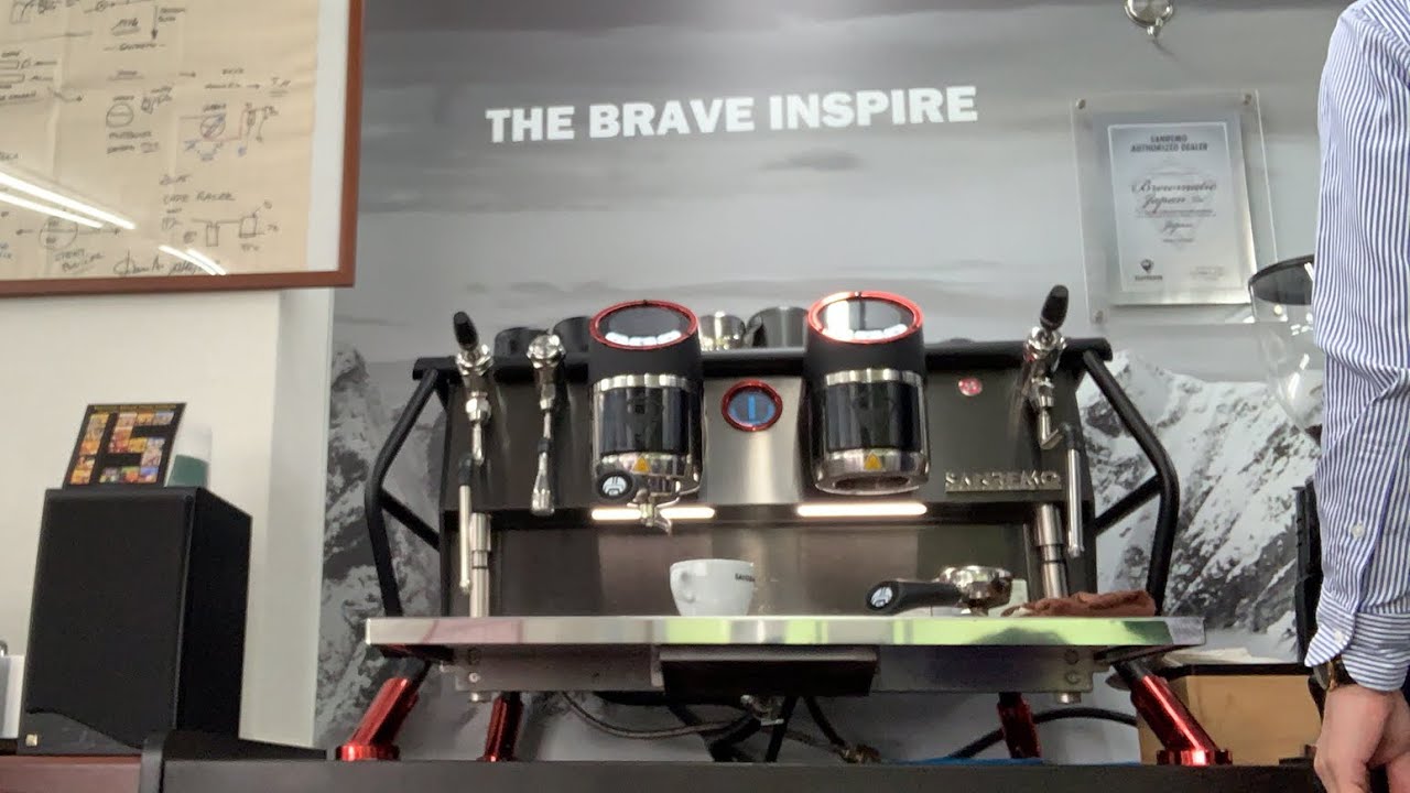 Sanremo エスプレッソマシン Cafe Racer カフェレーサー ラテアート