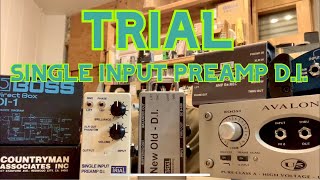 TRIAL SINGLE INPUT PREAMP D.I. [Acoustic Preamp] | 高早楽器技術