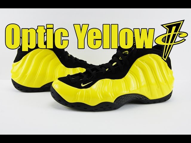 Nike Air Foamposite One Optic Yellow Wu-Tang Review - YouTube