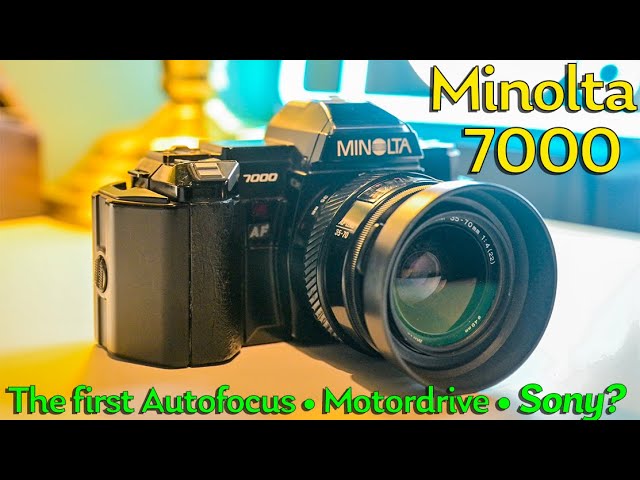 Minolta 7000 - The first Sony and original all in one AF SLR - YouTube